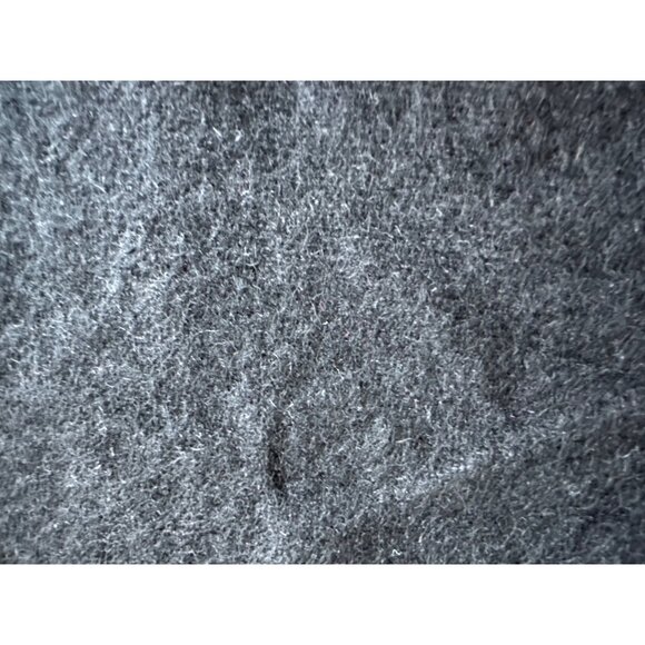 Saks Fifth Avenue Women's LG Charcoal Grey Cashmere Short Sleeve Sweater - Picture 3 of 4